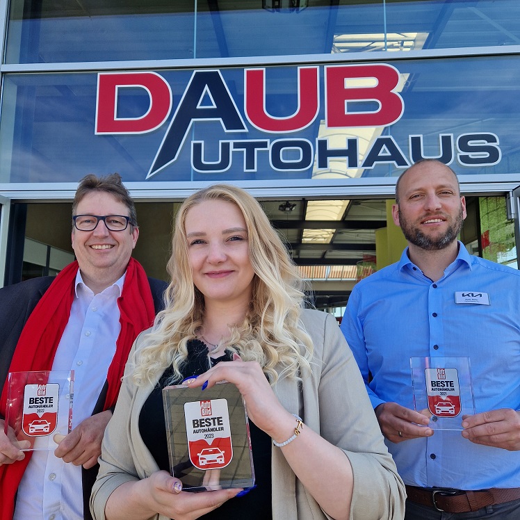 Autohaus Daub | Deutschlands beste Autohändler | 2023 + 2022 + 2021