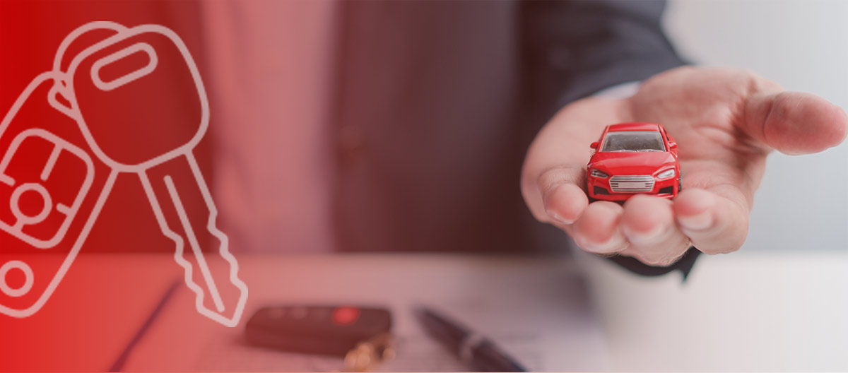 bild zeigt: Modellfahrzeug mit rotem farbelementen