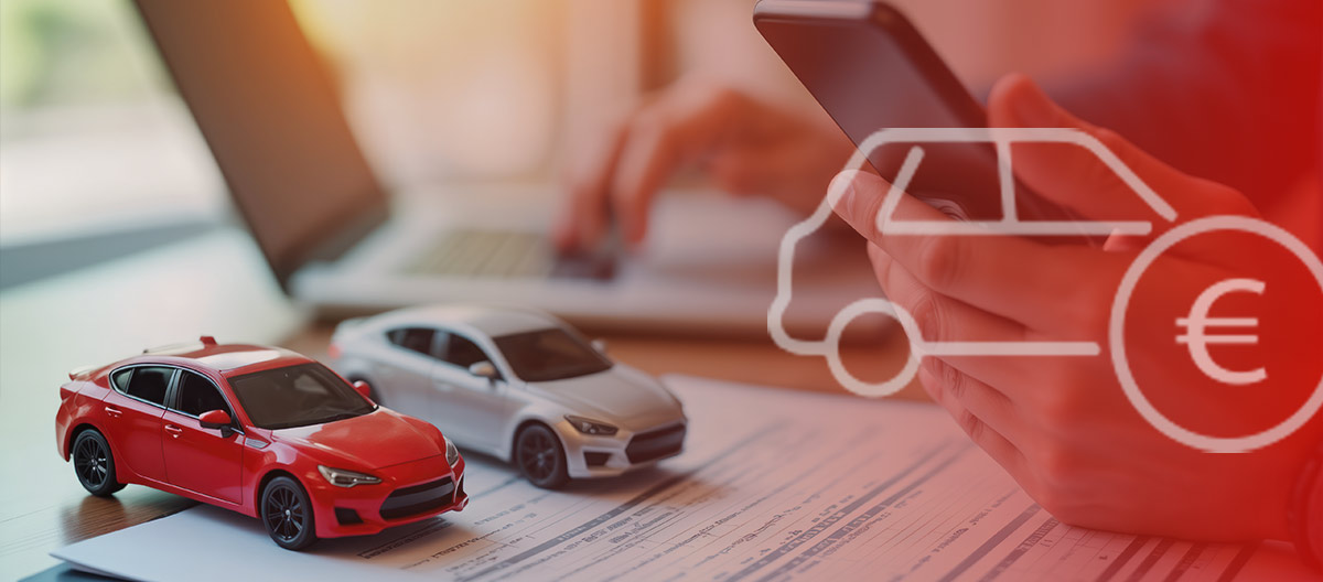 bild zeigt: Modellfahrzeug mit rotem farbelementen