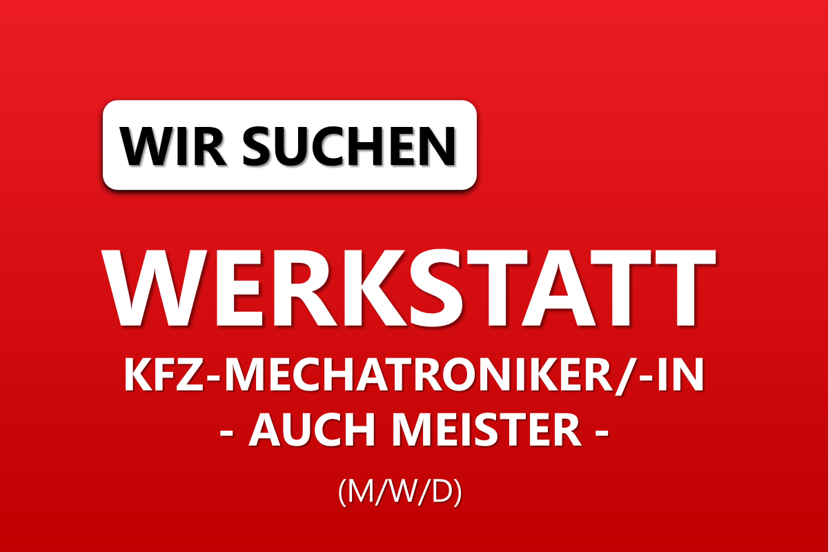 KFZ-MECHATRONIKER/-IN (M/W/D)
